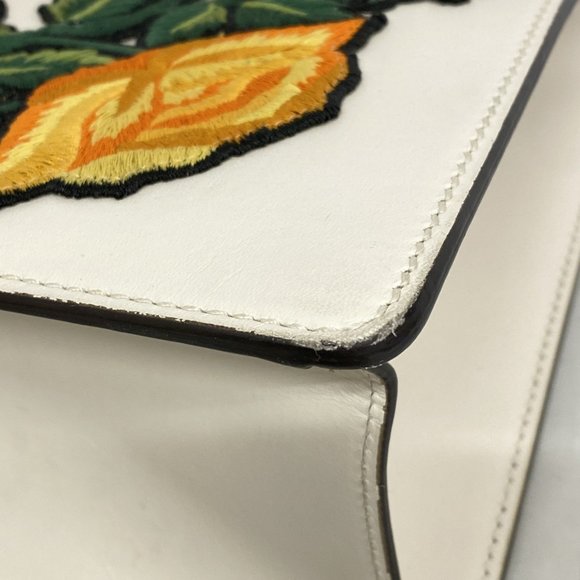 Gucci Sylvie handbag 431665 leather ivory women's - Picture 7 of 11